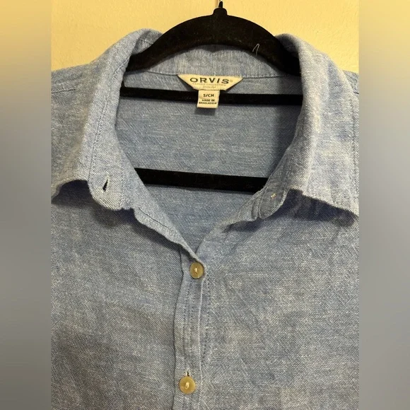 Ladies Blue Orvis Top - Picture 2 of 4
